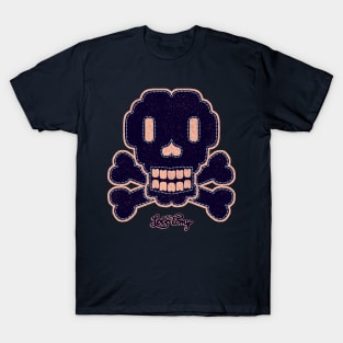 SKULL PATCH by Lobo Tomy (navy edition) T-Shirt